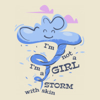 I'm Not A Girl I'm A Storm With Skin Cropped Hoodie | Artistshot