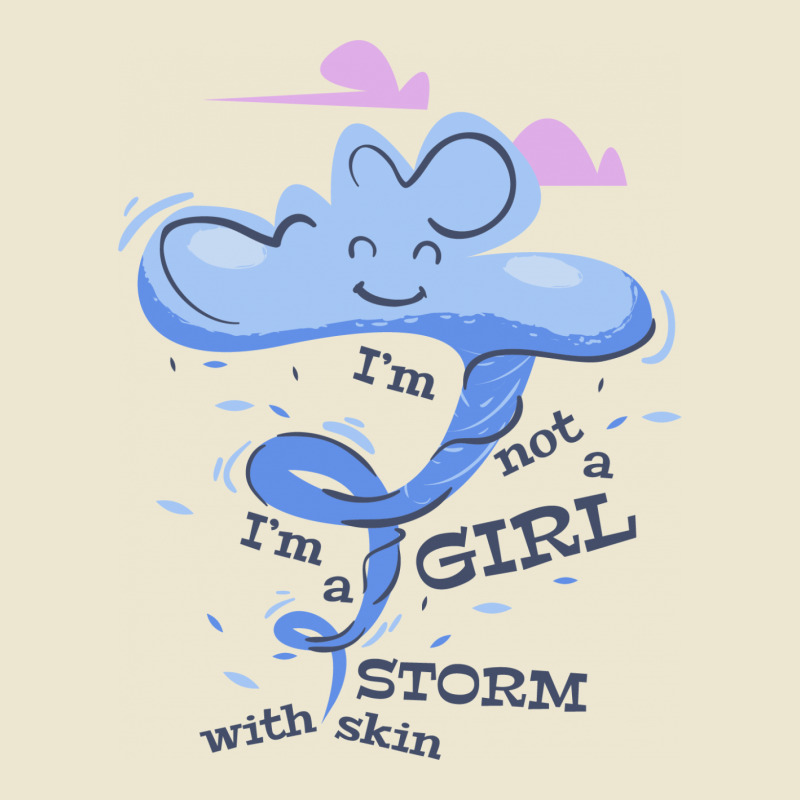 I'm Not A Girl I'm A Storm With Skin Cropped Hoodie | Artistshot