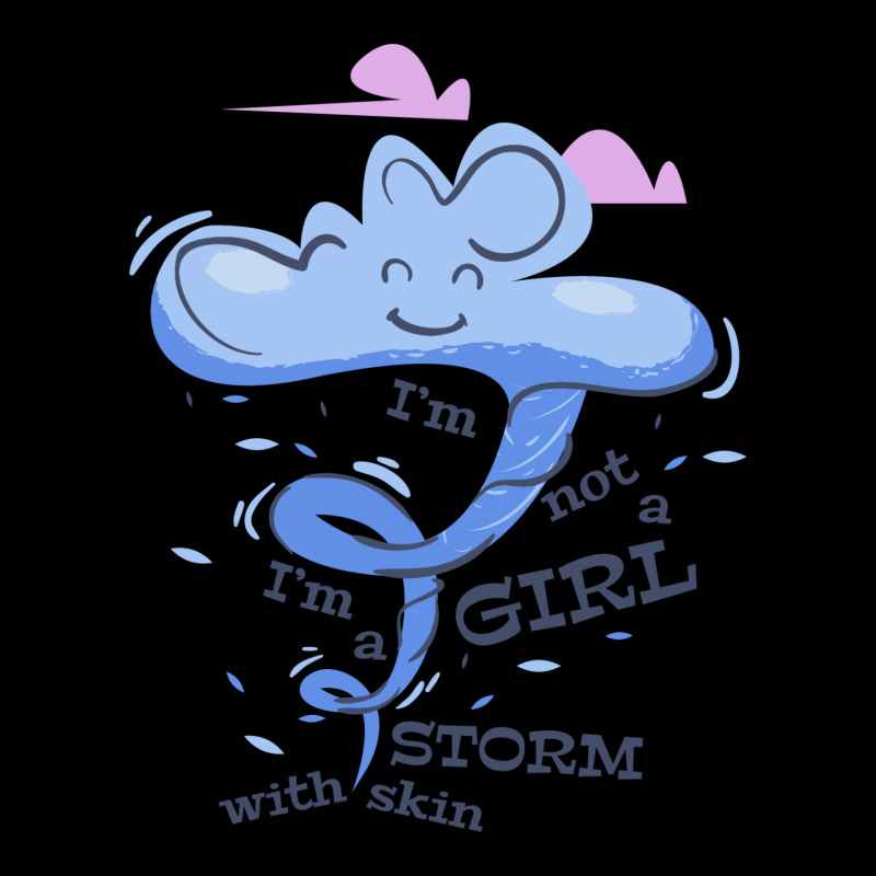 I'm Not A Girl I'm A Storm With Skin Fleece Short | Artistshot