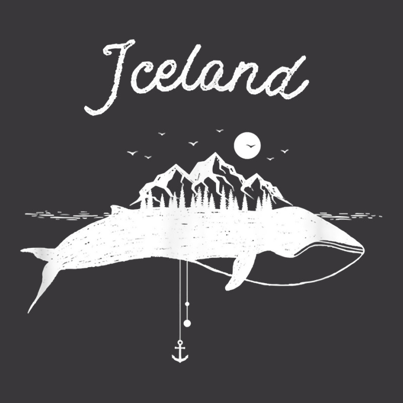 Vintage Iceland Shirt With Humpback Whale Ladies Curvy T-Shirt by ZaraeTrullinger | Artistshot