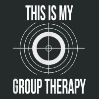 This Is My Group Therapy Shooting Support T Shirt Women's Triblend Scoop T-shirt | Artistshot