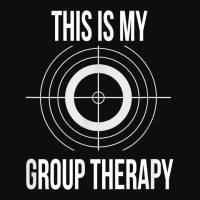 This Is My Group Therapy Shooting Support T Shirt Crop Top | Artistshot