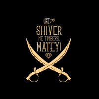 Shiver Me Timbers Matey Pocket T-shirt | Artistshot