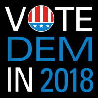 Vote Democrat In 2018 Novelty T Shirt Adjustable Cap | Artistshot