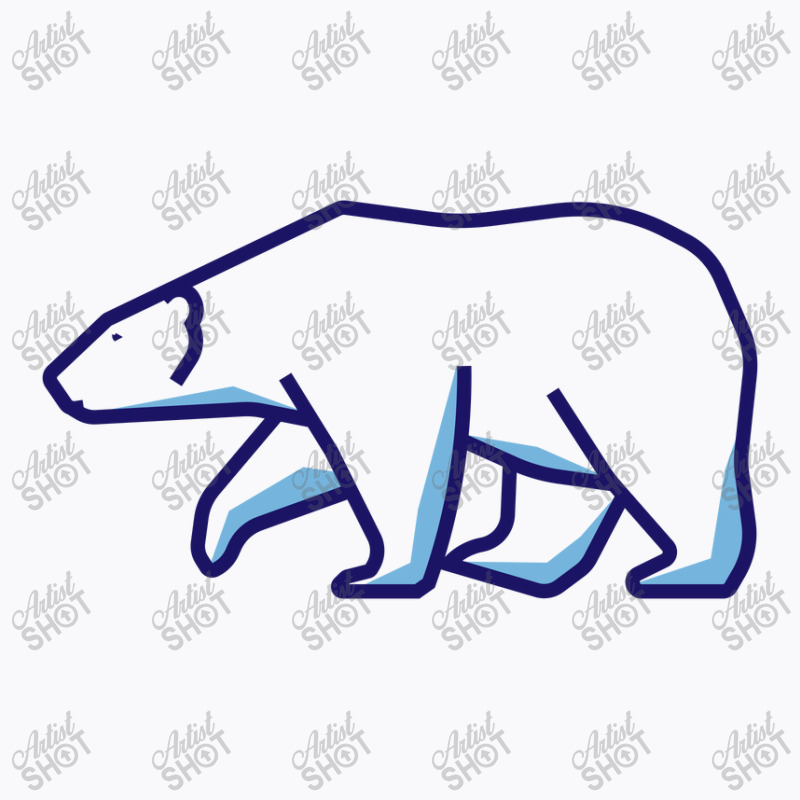 Simple Polar Bear Illustration T-shirt | Artistshot