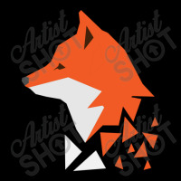 Diffuse Orange Fox Geometric Zipper Hoodie | Artistshot