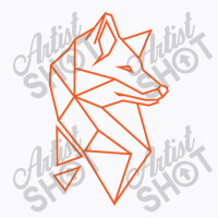 Fox Geometric Line Illustration T-shirt | Artistshot