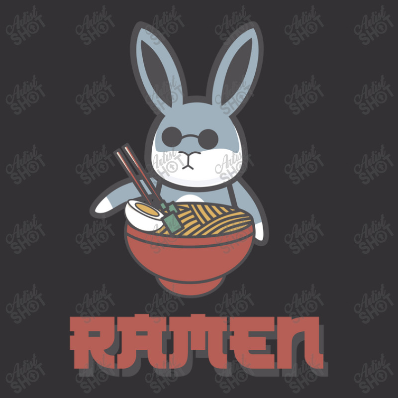 Rabbit Ramen Illustration Vintage Hoodie And Short Set | Artistshot