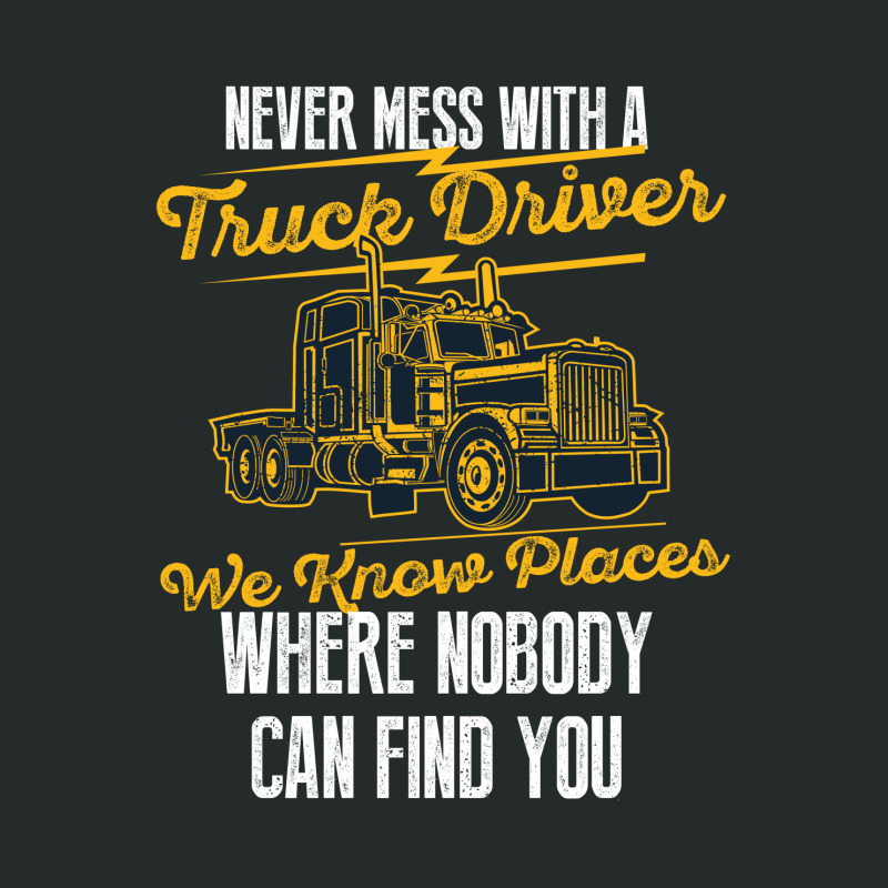 Truck Driver Women's Triblend Scoop T-shirt by rardesign | Artistshot