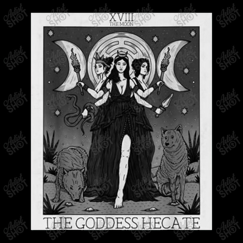 Hecate Triple Moon Goddess Hekate Wheel Witch Tarot Card Long Sleeve Baby Bodysuit by bilbillah | Artistshot