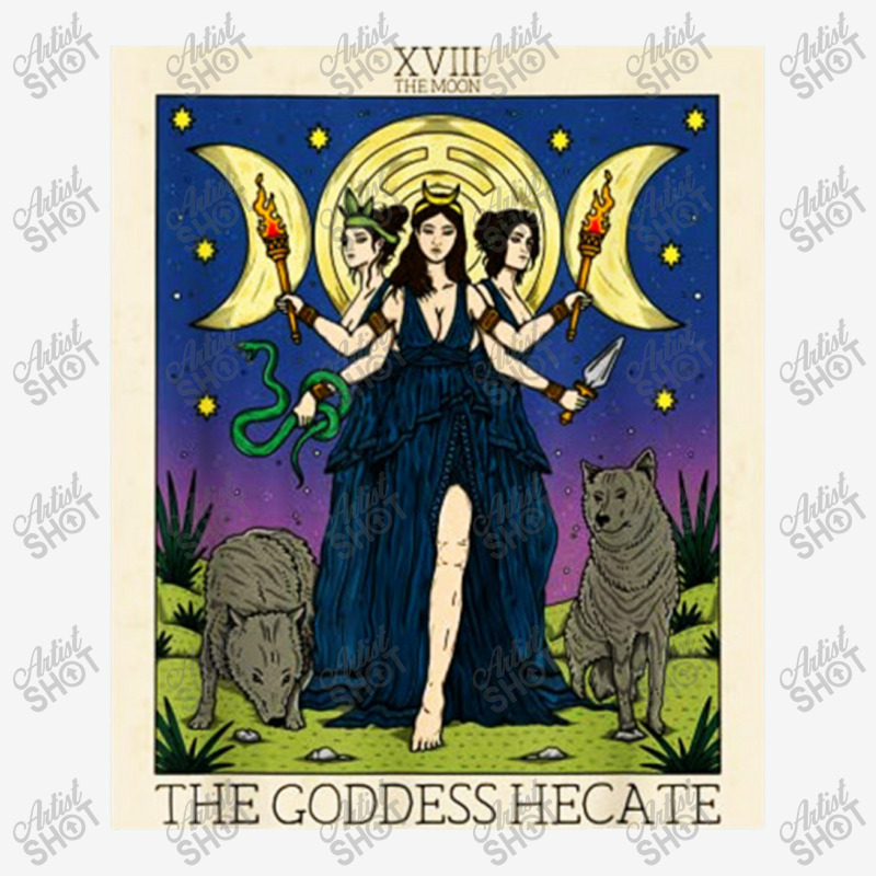 Hecate Triple Moon Goddess Hekate Wheel Witch Tarot Card Youth 3/4 Sleeve by bilbillah | Artistshot