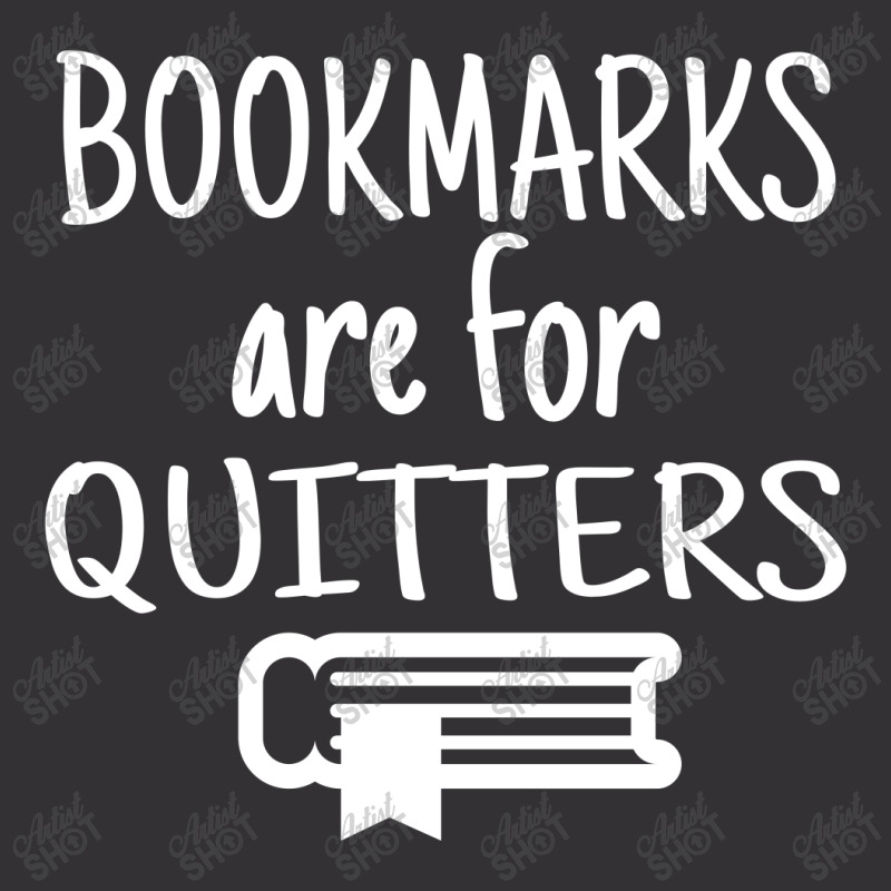 Bookmarks Are For Quitters Vintage Hoodie by cogentprint | Artistshot