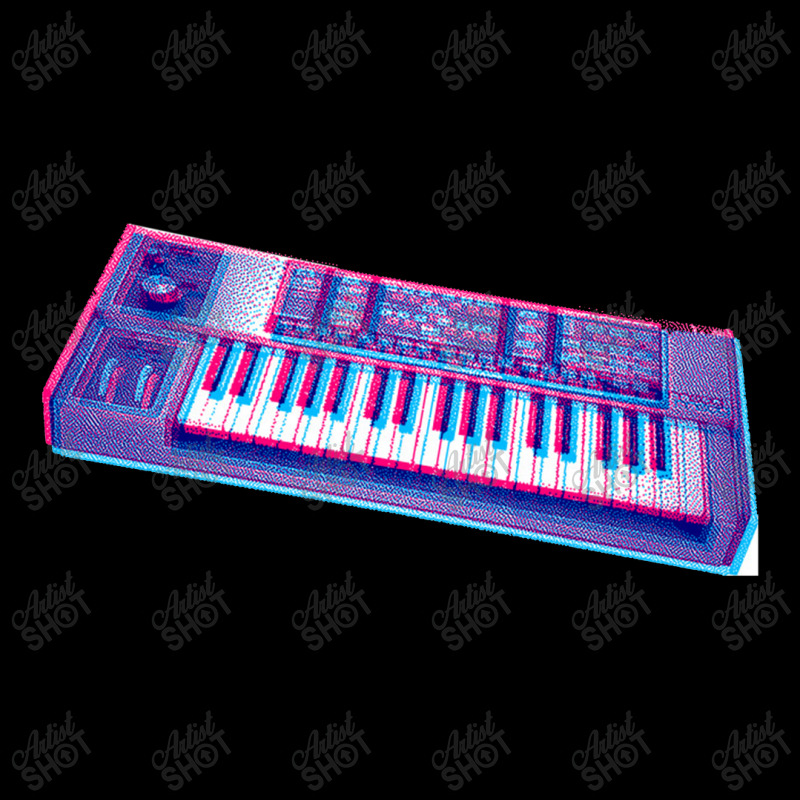 Analog Synthesizer 8bit 3d Retro Artwork Design Portrait Canvas Print | Artistshot