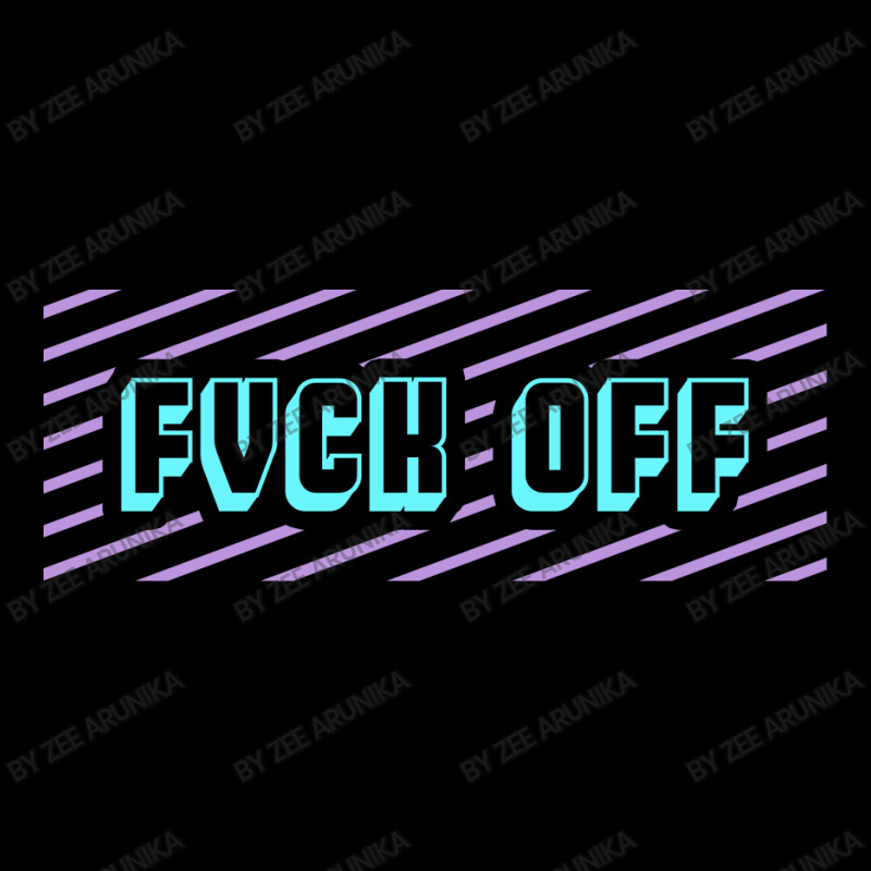 Fvck Off Cropped Hoodie | Artistshot