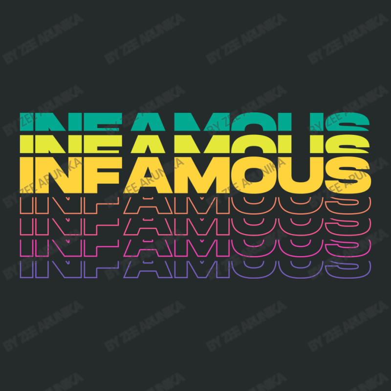 Infamous Women's Triblend Scoop T-shirt | Artistshot