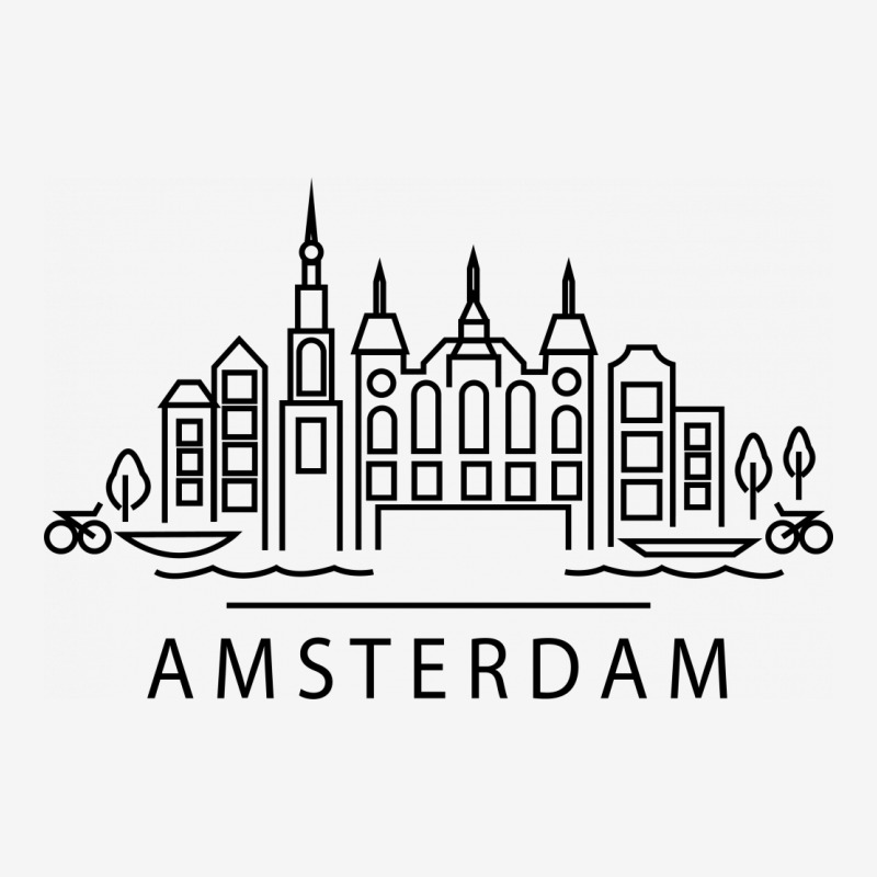 Amsterdam Line Art Baby Beanies by catizinet | Artistshot