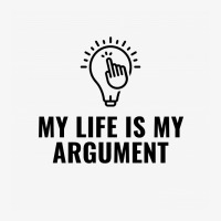 My Life Is My Argument Champion Hoodie | Artistshot