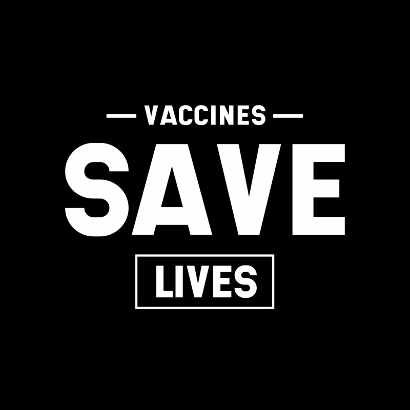 Vaccines Save Lives - Pro Vaccination Gift Zipper Hoodie by Diogo Calheiros | Artistshot