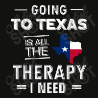 Going To Texas Is All The Therapy I Need Scorecard Crop Tee | Artistshot