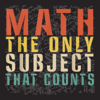 Math The Only Subject That Counts Funny Retro Math Teacher T Shirt Vintage Cap | Artistshot