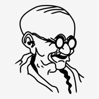 Illustration Of Gandhi Jayanti's Monochrome Vector Face Classic T-shirt | Artistshot