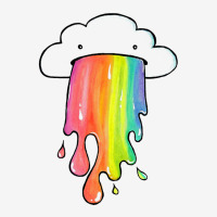 Cloud Overlay Rainbow Adjustable Cap | Artistshot