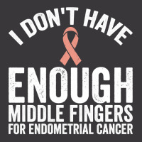 Awareness   Don't Have Middle Fingers For Endometrial Cancer Long Slee Ladies Curvy T-shirt | Artistshot