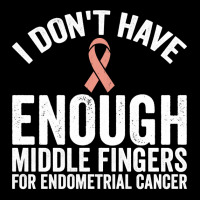 Awareness   Don't Have Middle Fingers For Endometrial Cancer Long Slee Maternity Scoop Neck T-shirt | Artistshot