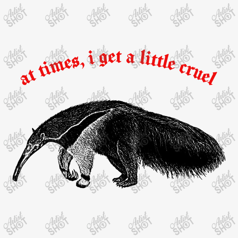 At Times I Get A Little Cruel ∆ Nihilist Anteater Design Ladies Fitted T-Shirt by methadelphi | Artistshot