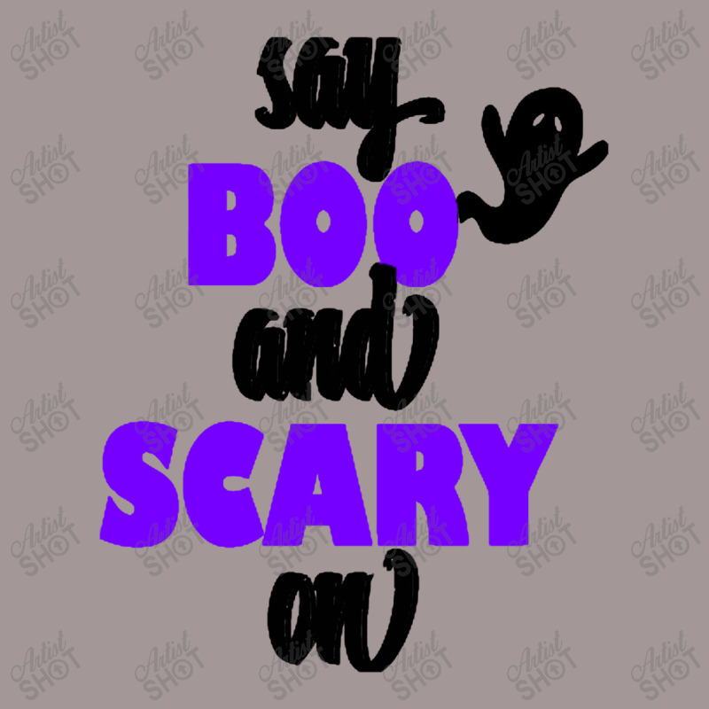 Say Boo And Scary On Vintage Short by woskisedani | Artistshot