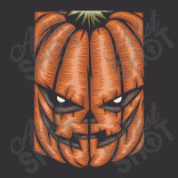 Scary Pumpkin Halloween Black Tee Vintage Hoodie And Short Set | Artistshot