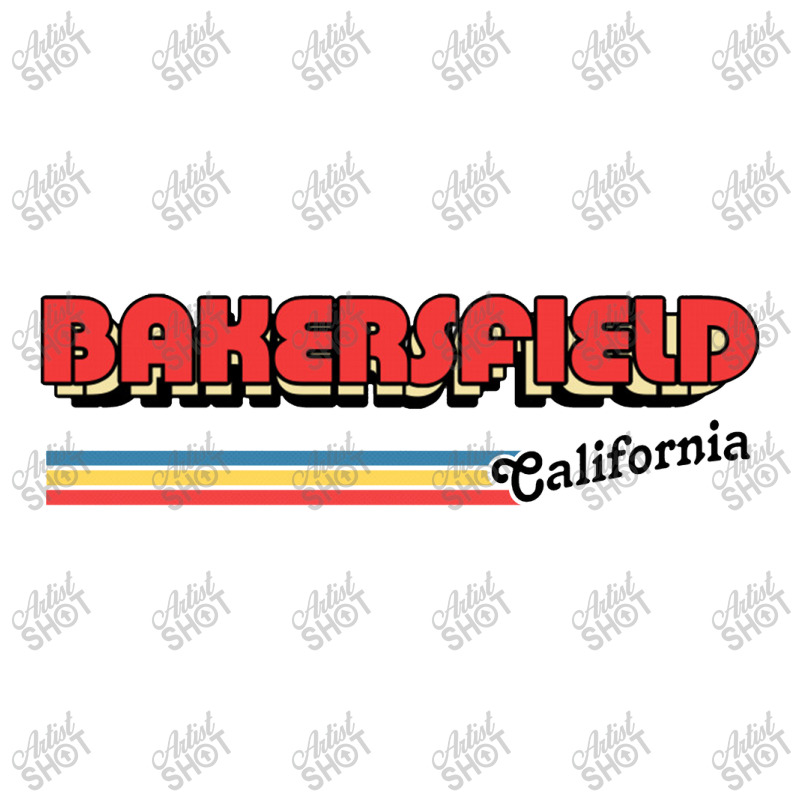 Bakersfield, Ca Retro Typography Design Youth Tee by methadelphi | Artistshot