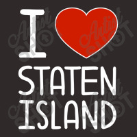 I Love Staten Island Red Heart Pullover Hoodie Racerback Tank | Artistshot