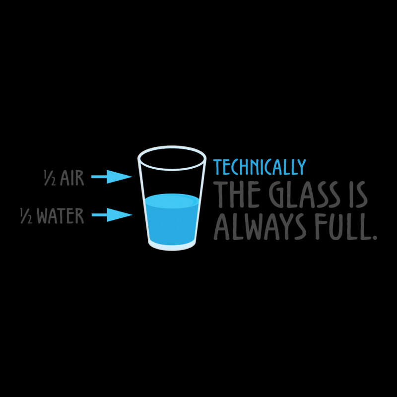 Technically, The Glass Is Always Full Youth Jogger | Artistshot