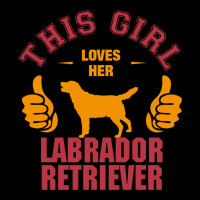 This Girl Loves Her Labrador Retriever Youth Jogger | Artistshot