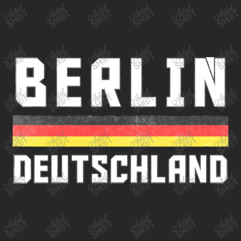 Berlin , Germany Faded Style Region Design Men's T-shirt Pajama Set | Artistshot