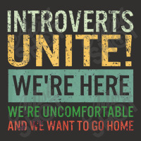 Introvert Introverts Unite Here Uncomfortable Want Go Home Champion Hoodie | Artistshot