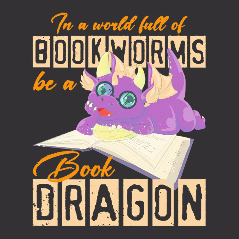 Book Dragon T  Shirt Funny Reading Bookworm Magical Animal Book Dragon Vintage Hoodie by wlowe820 | Artistshot