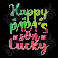 Happy Papa's Lucky Son Cropped Sweater | Artistshot