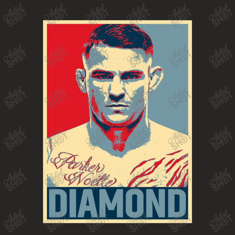 Dustin Poirier Diamond Ladies Fitted T-Shirt by Azura Store | Artistshot