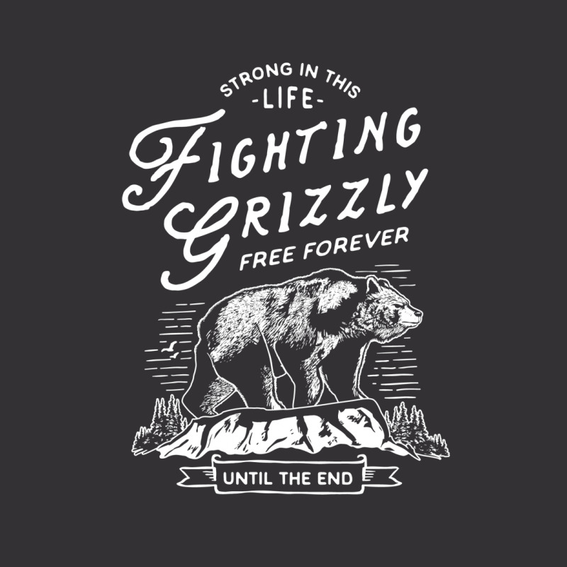 Fighting Grizzly Vintage Hoodie by Chiks | Artistshot