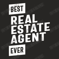 Best Real Estate Agent Job Title Gift Ladies Fitted T-shirt | Artistshot