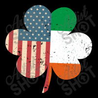 St. Patrick's Day Ireland And American Usa Flag Clover Funny V-neck Tee | Artistshot