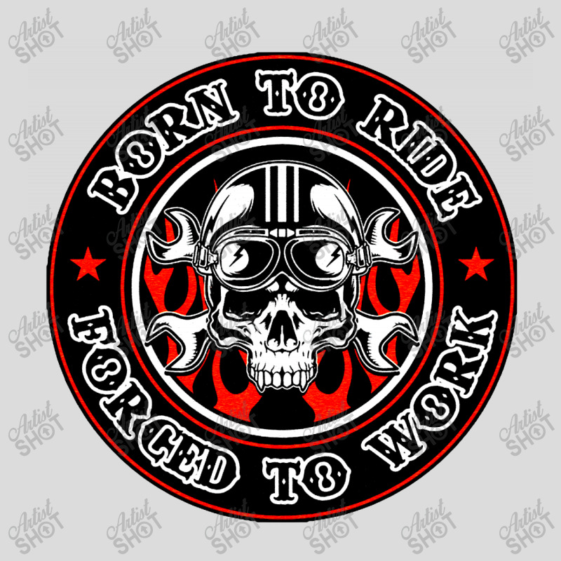 Born To Ride Forced To Work Men's Polo Shirt by zig street | Artistshot