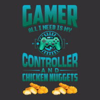 Gamer  For Kids Adults Video Games Chicken Nuggets Vintage Hoodie | Artistshot