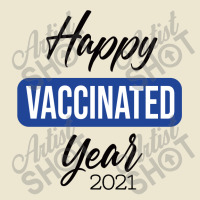 Happy Vaccinated Year Cropped Hoodie | Artistshot