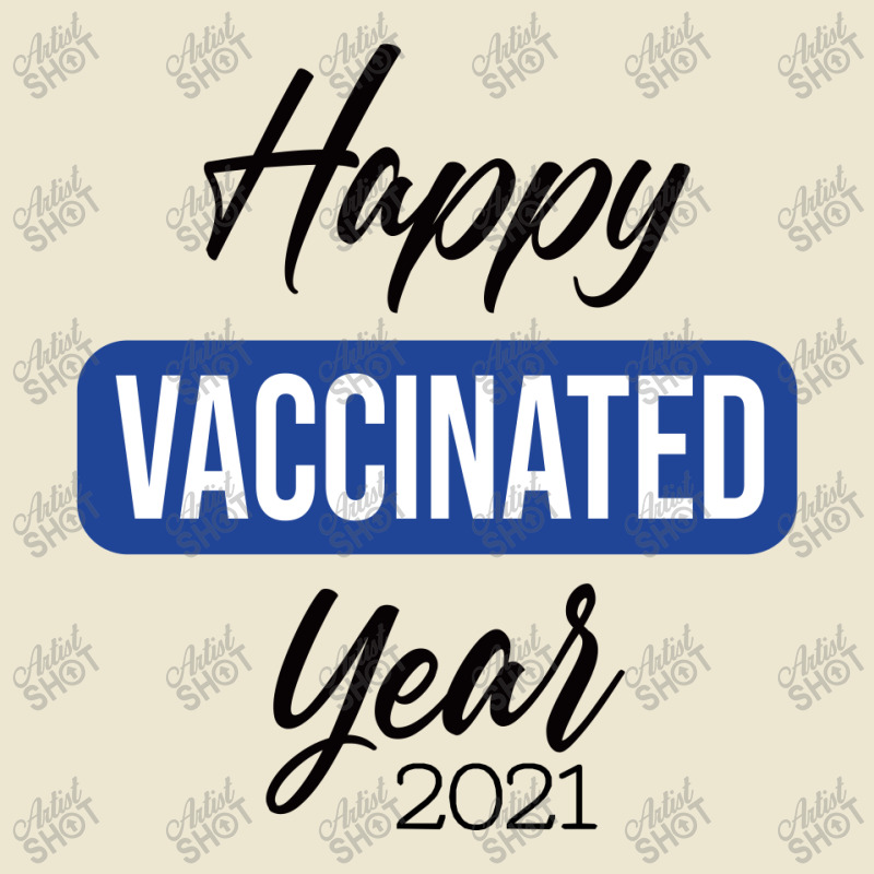 Happy Vaccinated Year Cropped Hoodie by AwsomeDSN | Artistshot