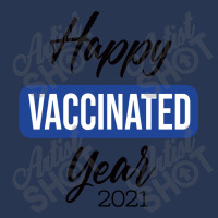 Happy Vaccinated Year Ladies Denim Jacket | Artistshot