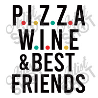 Pizza Wine & Best Friends Women's Pajamas Set | Artistshot