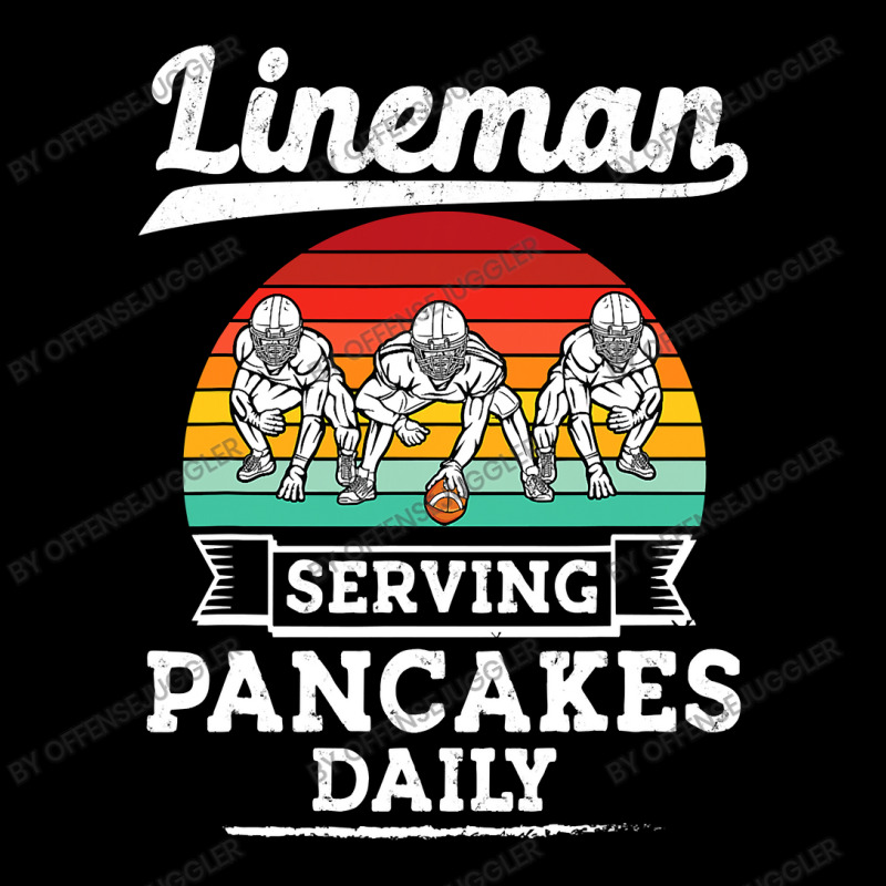 Football Lineman Serving Pancakes Daily Offensive Lineman 39 Pocket T-shirt | Artistshot